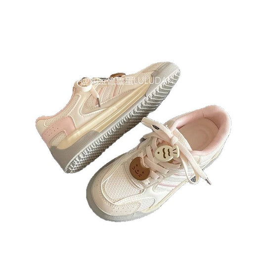 Damen Sportliche Sneakers mit innovativer Schnürsystem und atmungsaktiver Mesh-Oberfläche EB