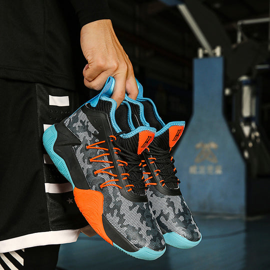 Damen Sportliche Basketball-Sneaker mit atmungsaktiver Mesh-Oberfläche und dämpfendem Fußbett EB