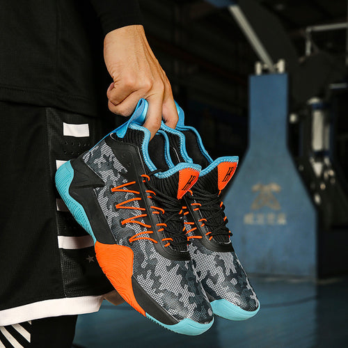 Damen Sportliche Basketball-Sneaker mit atmungsaktiver Mesh-Oberfläche und dämpfendem Fußbett EB