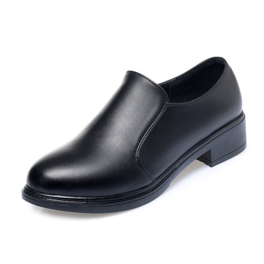 Damen Elegante Schnürschuhe mit bequemen Blockabsatz und dezentem Design EB