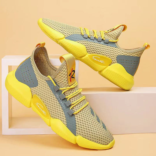 Damen Sportliche Freizeitschuhe mit atmungsaktivem Obermaterial und rutschfester Sohle EB