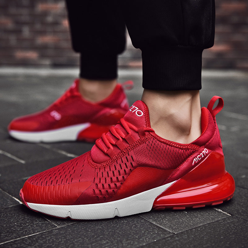 Herren urbaner Strick-Runner mit übergroßer Fersenluftkapsel und stoßabsorbierender Plateausohle EB