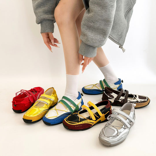 Damen Freizeitschuhe mit elastischem Riemchen-Design für optimalen Halt EB