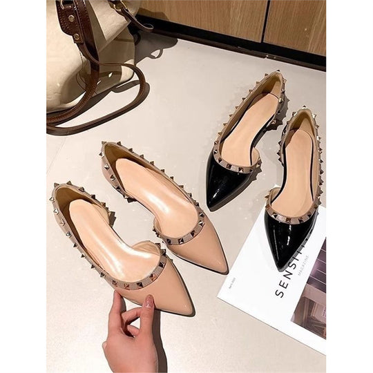 Damen spitze High Heel Pumps mit geschmücktem Riemchen EB