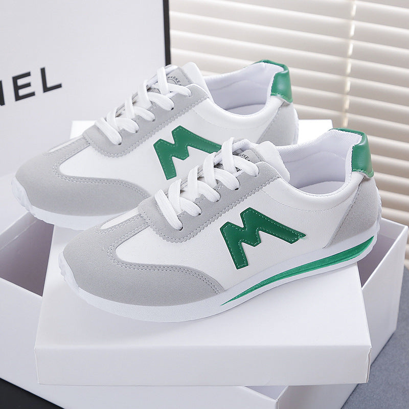 Damen  leichte Retro-Sneaker mit gepolstertem Komfortfußbett, atmungsaktivem Obermaterial und profilierter Laufsohle EB