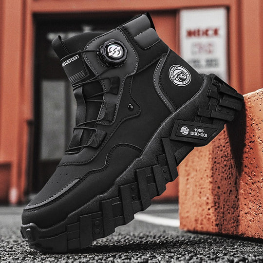 Damen Schnürstiefel mit rutschfester Sohle und innovativem Verschlusssystem EB