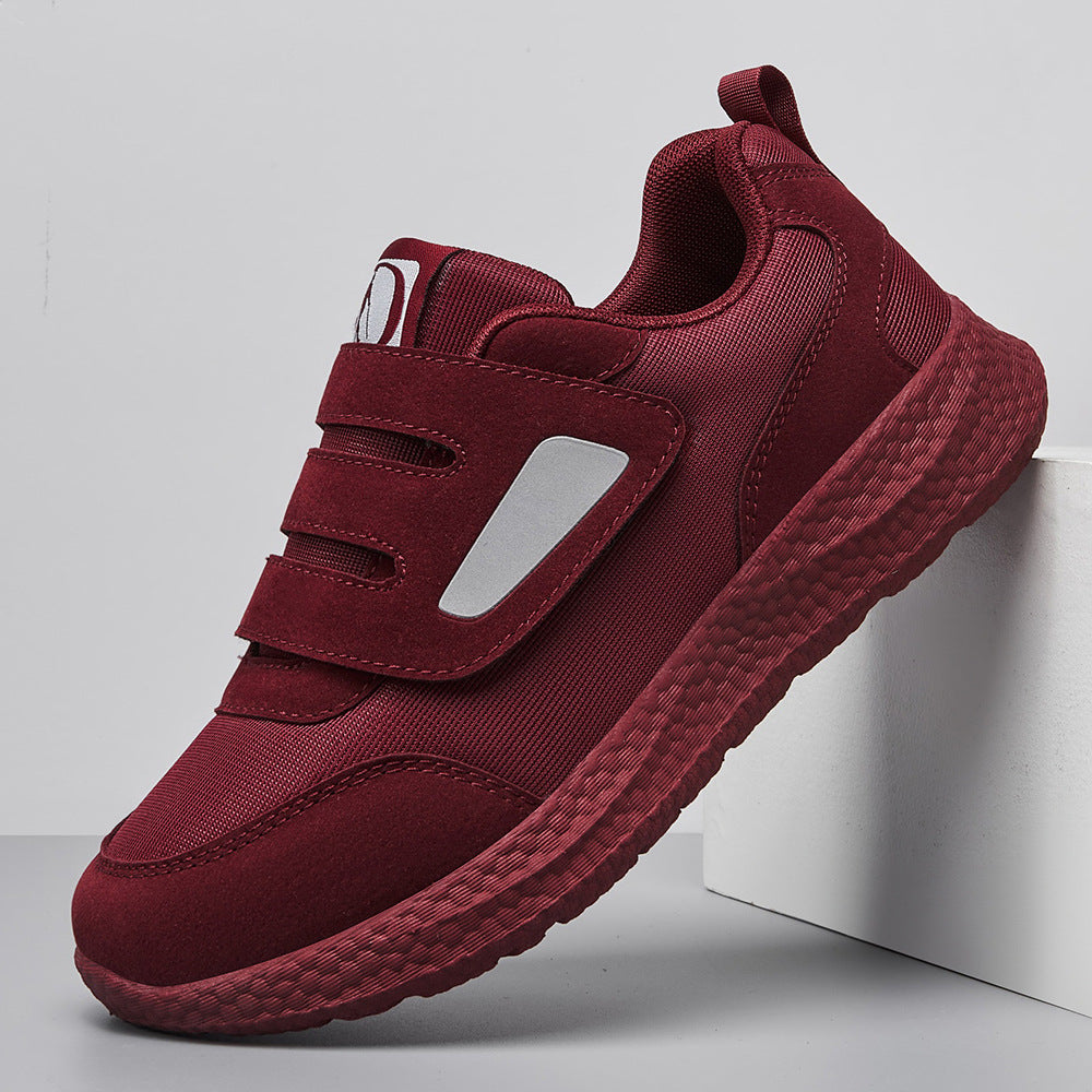 Damen Freizeitsneaker mit rutschfestem Klettverschluss und atmungsaktiver Oberflächenstruktur EB