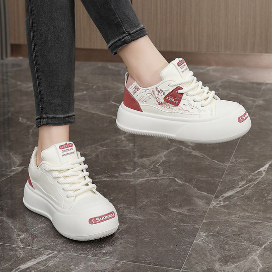 Damen modische Sneakers mit stylishen Akzenten und bequemer Laufsohle EB