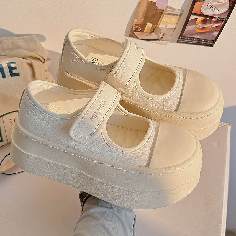 Damen Plateau Schnürschuhe EB