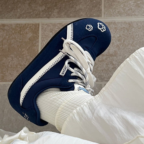Damen Sportliche Sneaker mit rutschfester Sohle und atmungsaktiver Obermaterialstruktur EB