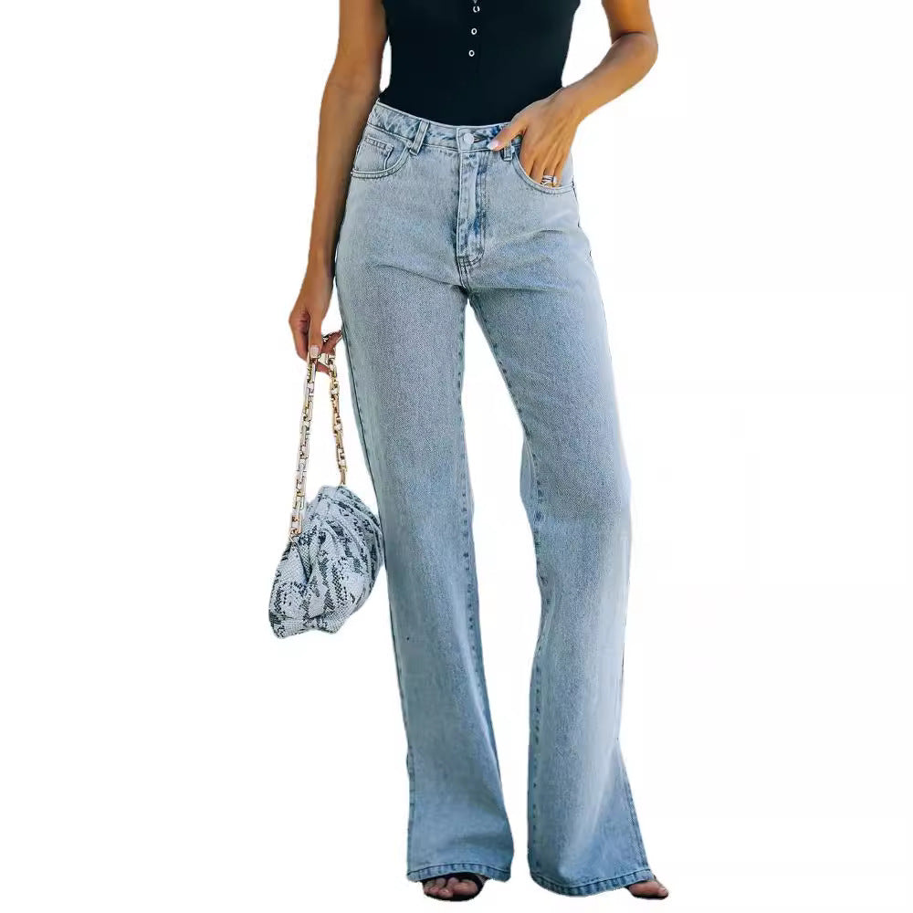 Damen Weite Jeanshose EB