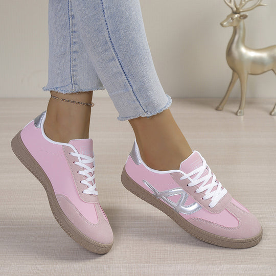 Damen Sportliche Sneakers mit glänzenden Akzenten und innovativer Sohle EB