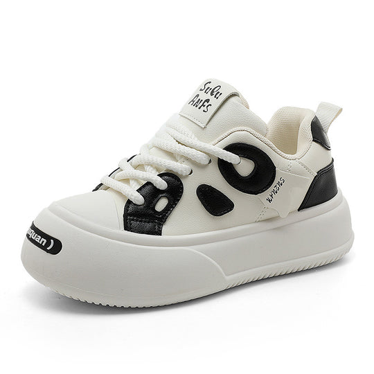 Damen modische Sneakers mit stylischem Farbkontrast und gepolsterter Laufsohle EB