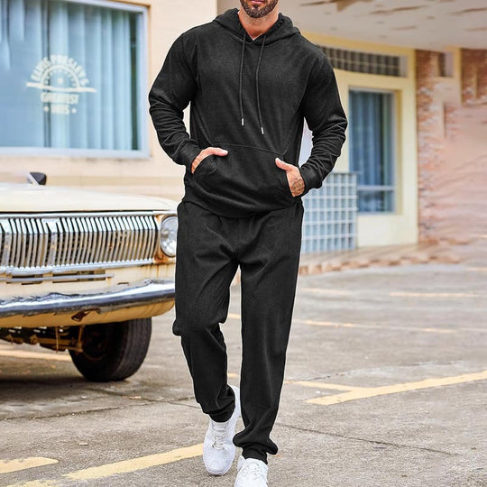 Herren Kapuzenpullover und Jogginghose Set EB