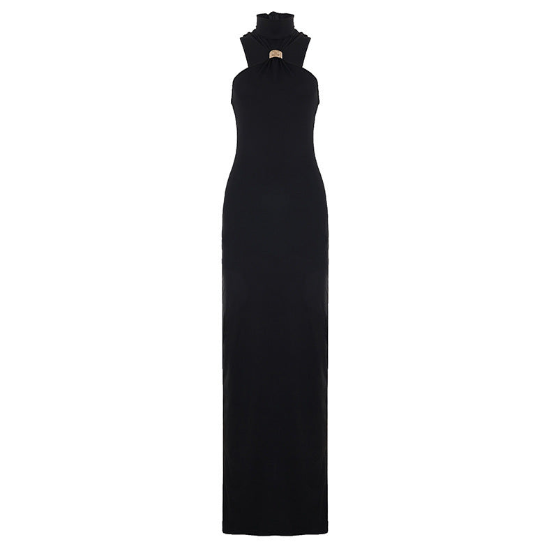 Damen Abendkleid mit schickem Halterdesign und eleganter Silhouette EB