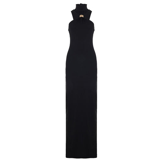 Damen Abendkleid mit schickem Halterdesign und eleganter Silhouette EB