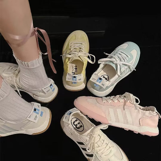 Damen Sportliche Lauf-Sneakers mit rutschfester Sohle und weichem Innenfutter EB