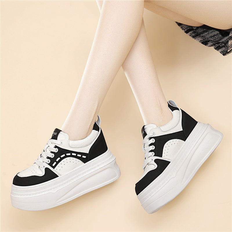Damen Sportliche Plateau-Sneaker mit atmungsaktiver Cushion-Sohle EB