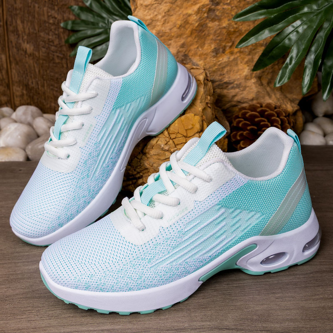 Damen Sportliche Laufschuhe mit atmungsaktivem Obermaterial und stoßdämpfender Sohle EB