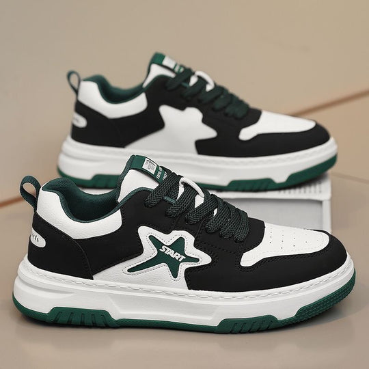 Damen Sportliche Sneakers mit verstärkter Sohle und atmungsaktiver Obermaterialstruktur EB