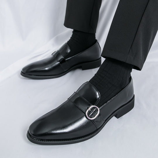 Damen Modische Mokassins mit eleganter Schnallenverzierung EB