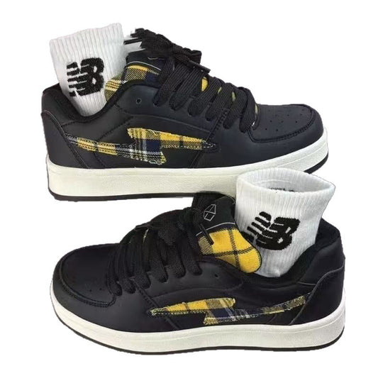 Damen modische Sneakers mit grafischem Design und atmungsaktiver Oberflächenstruktur EB