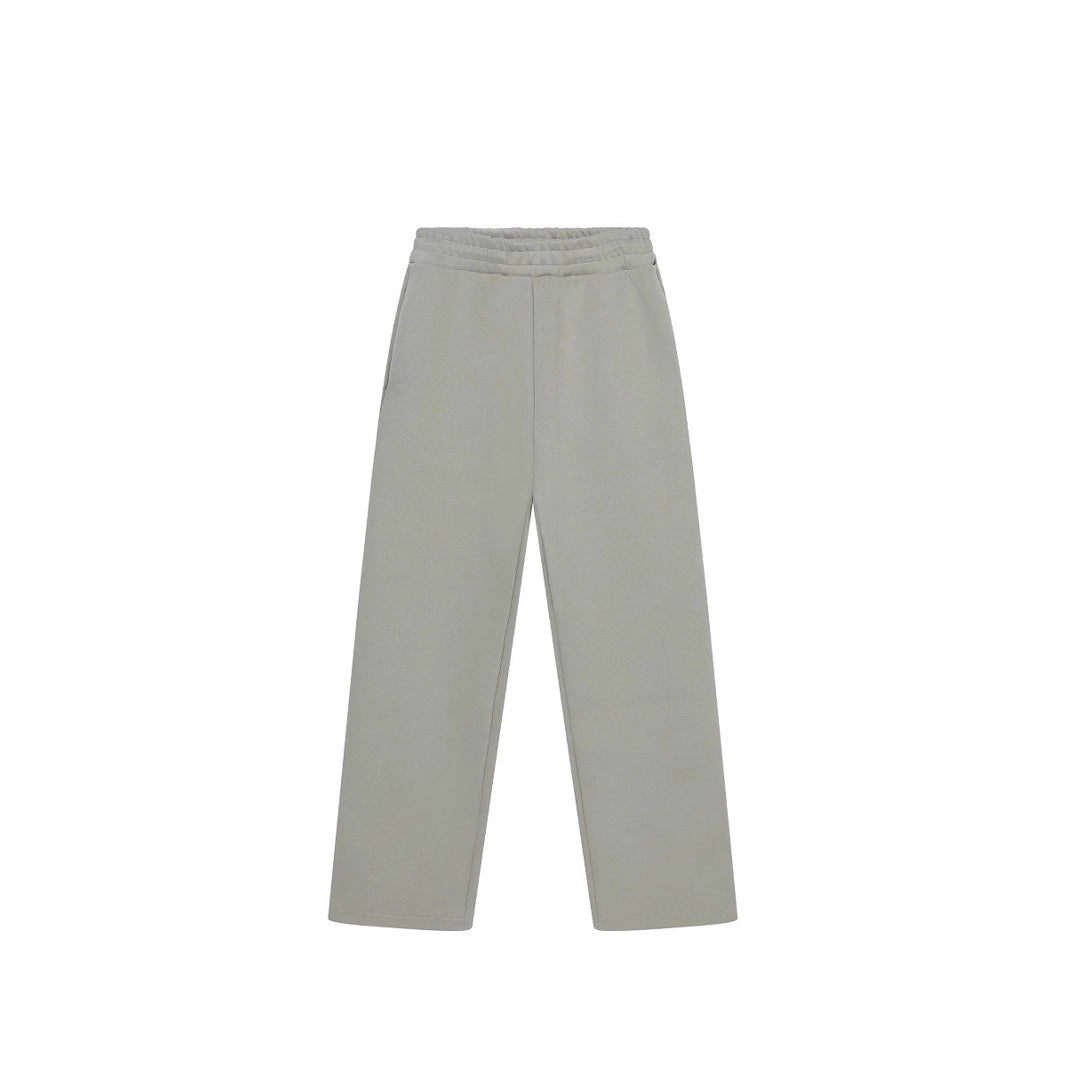 Unisex nan gerade geschnittene Jogginghose mit hohem Elastikbund und seitlichen Eingrifftaschen EB