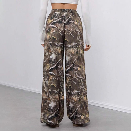 Damen weite Camouflage-Hose EB