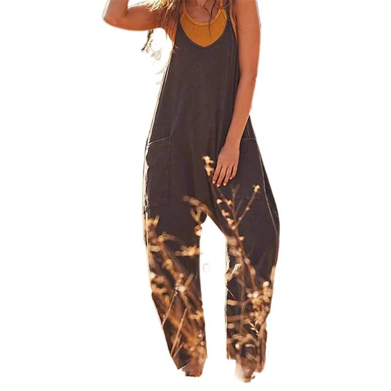 Damen Overall mit lässigem Schnitt und praktischen Taschen EB