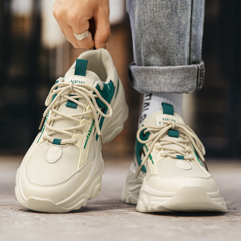 Damen Freizeit Sneakers mit atmungsaktivem Mesh-Obermaterial und stoßdämpfender Sohle EB