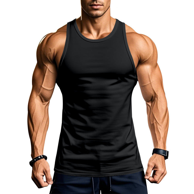 Herren atmungsaktives Fitness Tanktop mit Racerback-Schnitt EB