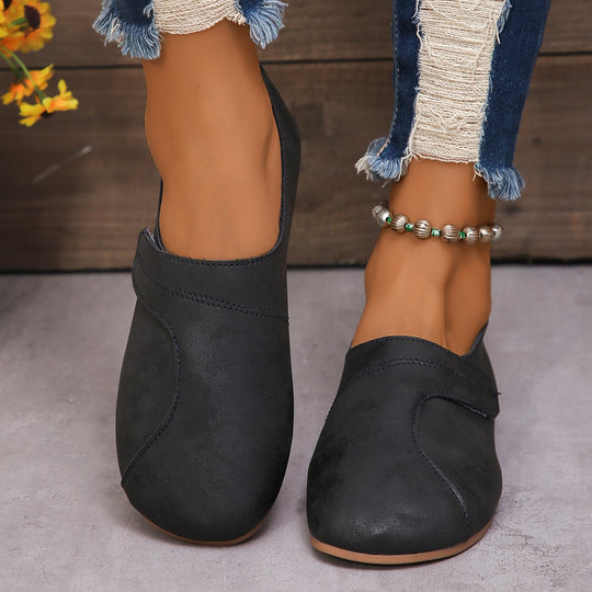 Damen nan casual Komfort-Slipper mit ergonomischer Polstersohle und weichem Microvelours-Obermaterial EB