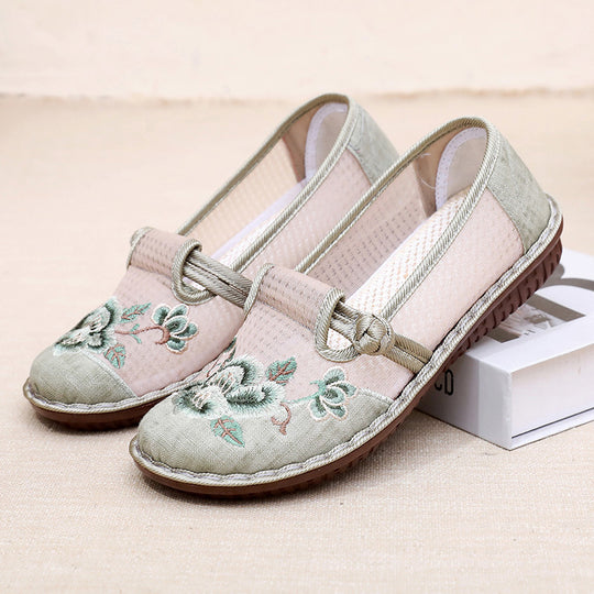 Damen Traditionelle bestickte Hausschuhe EB
