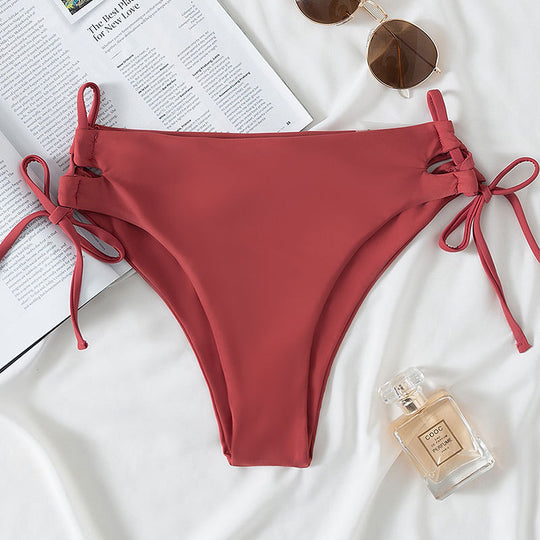 Damen Zweiteiler Bikini Set mit modischen Schnürdetails EB