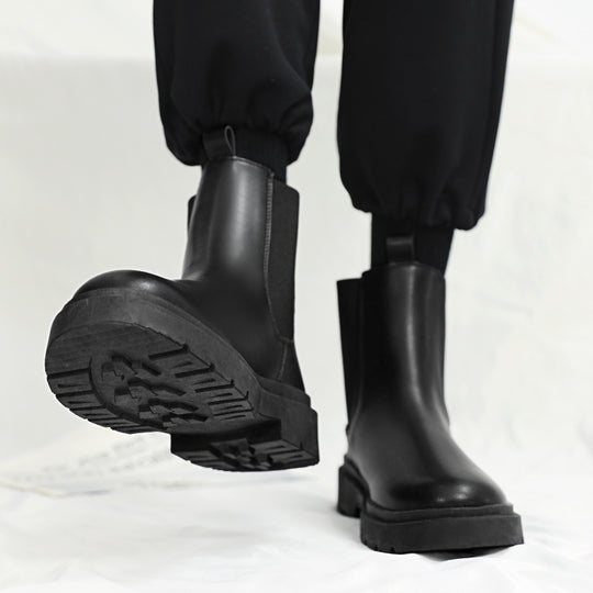 Damen Elegante Chelsea-Stiefel mit robustem Gummizug und rutschfester Sohle EB