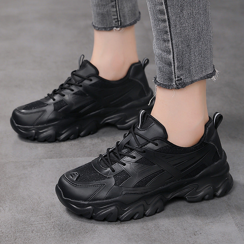 Damen Sportliche Sneakers mit atmungsaktivem Mesh-Obermaterial und stoßdämpfender Sohle EB