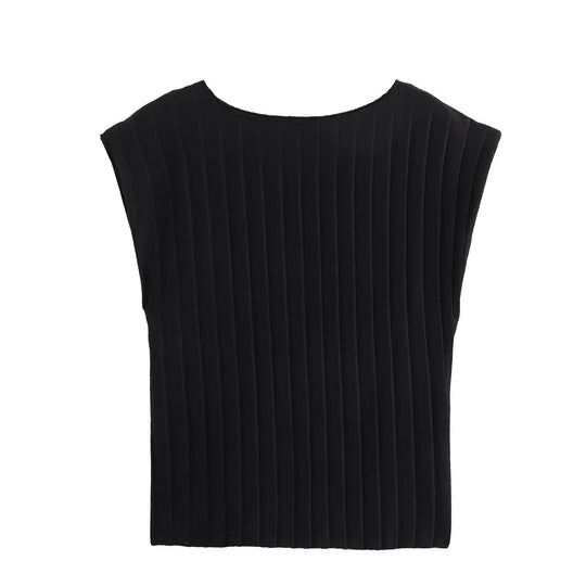 Damen Plissierte Hochwasserhose EB