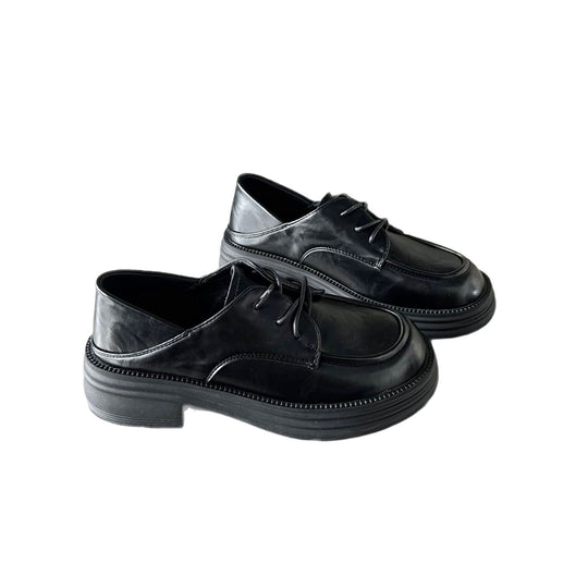 Damen Chunky Derby Schuhe mit bequemem Fußbett und modischem Design EB