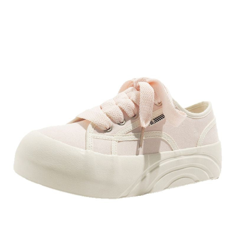 Damen Modische Sneaker mit elastischer Schnürung und komfortabler Sohle EB