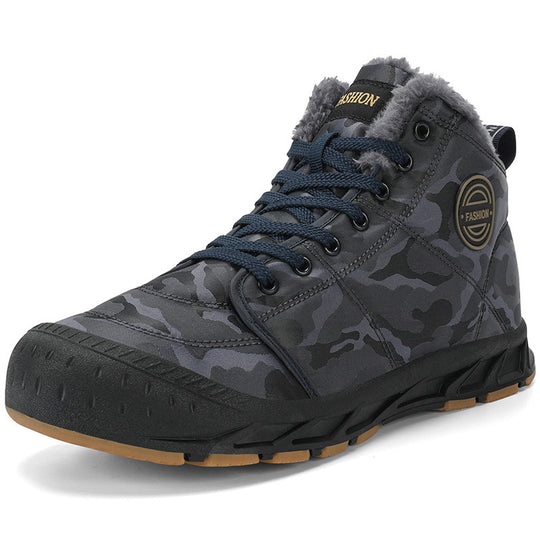 Damen Modische Winterstiefel mit warmem Innenfutter und rutschfester Sohle EB