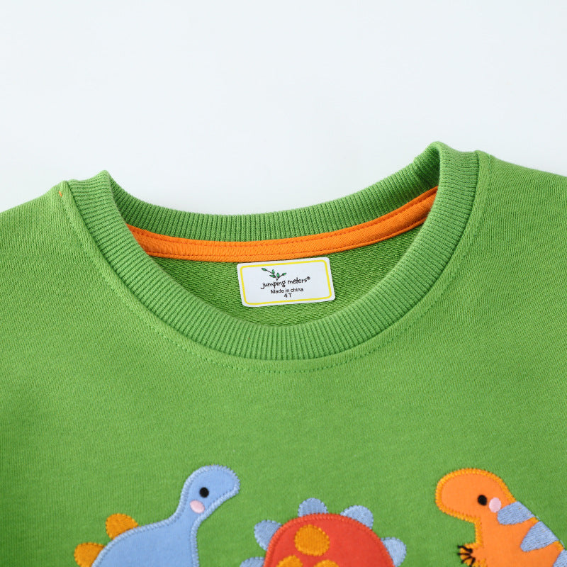 Kinder Sweater mit buntem Dinosaurier-Motiv EB