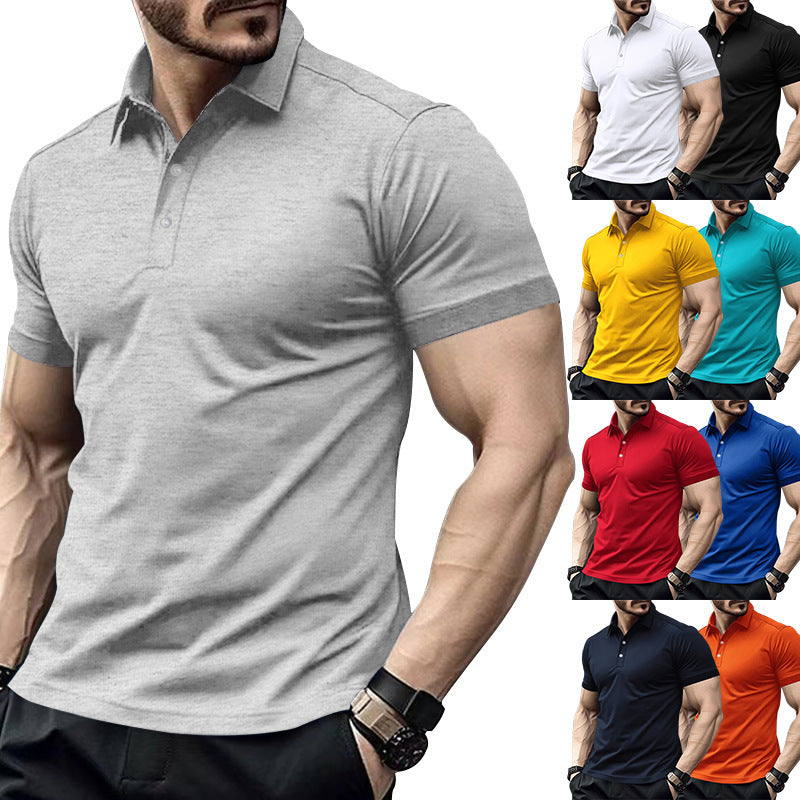 Herren Hochwertiges Kurzarm Poloshirt mit atmungsaktiver Technologie und modernem Schnitt EB