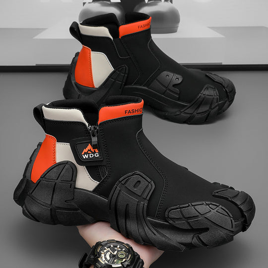 Damen modische wasserdichte Stiefeletten mit hohem Komfort und rutschfester Sohle EB