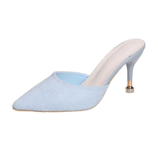 Damen elegante Slingbacks mit modischem Absatz EB