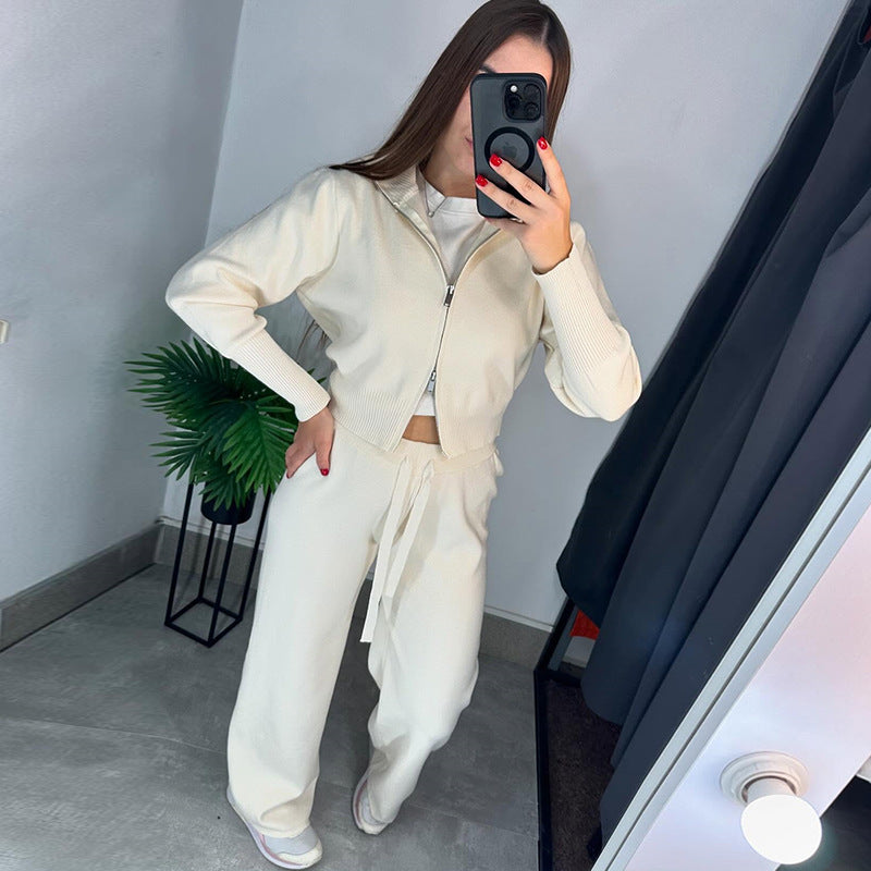 Damen Strick-Loungewear-Set EB