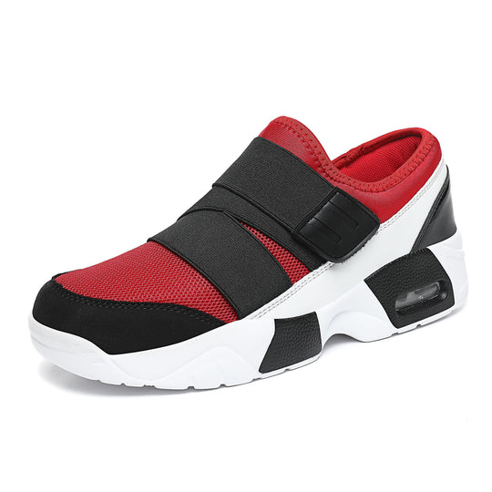 Damen Komfortable Sneakers mit elastischem Klettverschluss und atmungsaktiver Mesh-Oberfläche EB