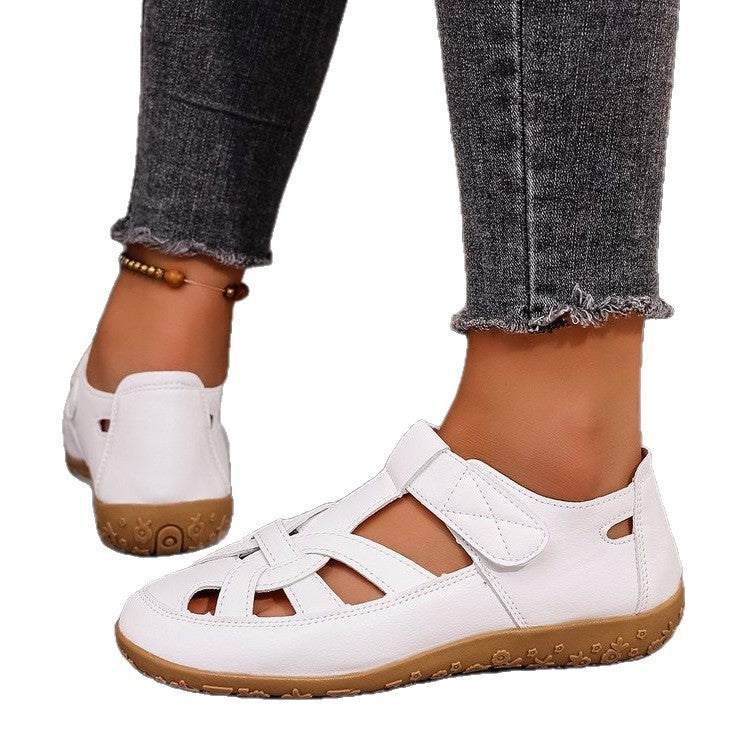 Damen Komfortable Freizeitschuhe mit verstellbarem Riemen EB