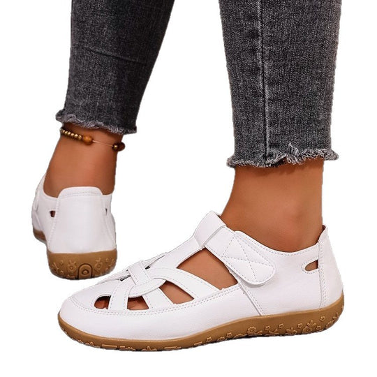 Damen Komfortable Freizeitschuhe mit verstellbarem Riemen EB