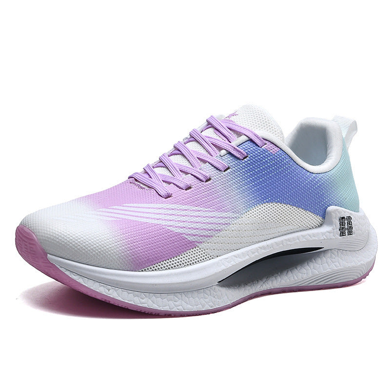 Unisex leichte Dämpfungs-Laufschuhe mit atmungsaktivem Mesh-Oberteil, seitlicher Energielaufsohle und Fersen-Zuglasche EB