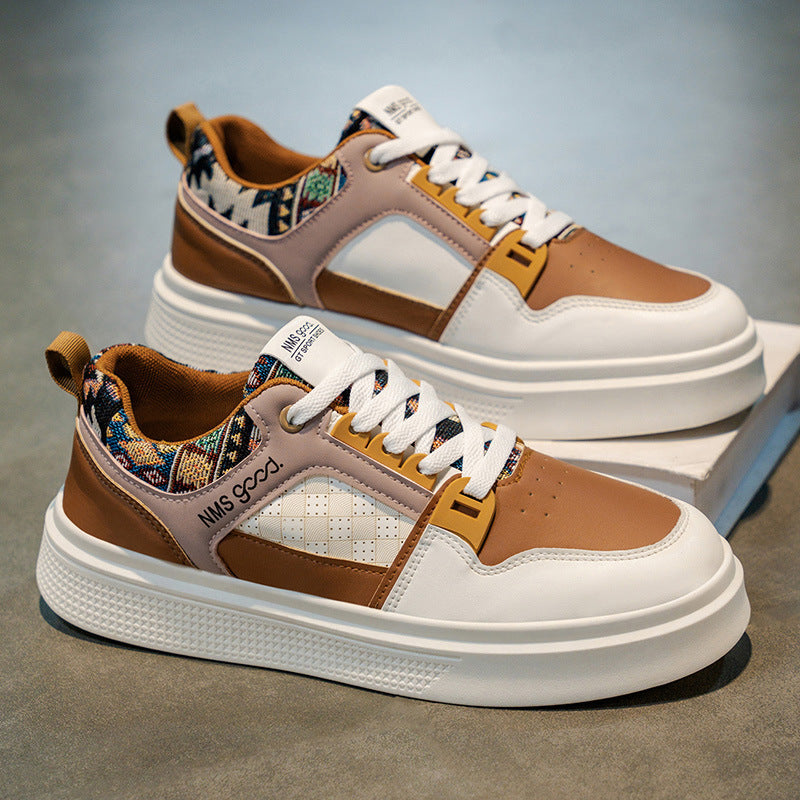 Damen Sportliche und modische Sneakers mit farbenfrohem Obermaterial EB